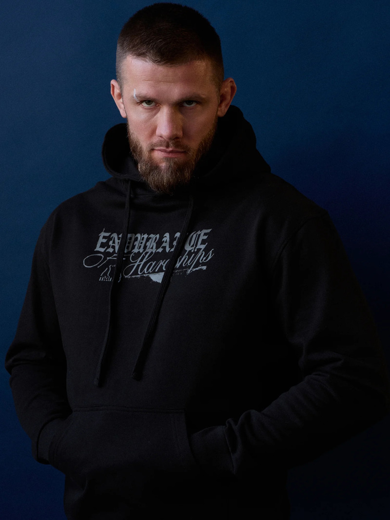 MANTO hoodie RESOLVE  - black